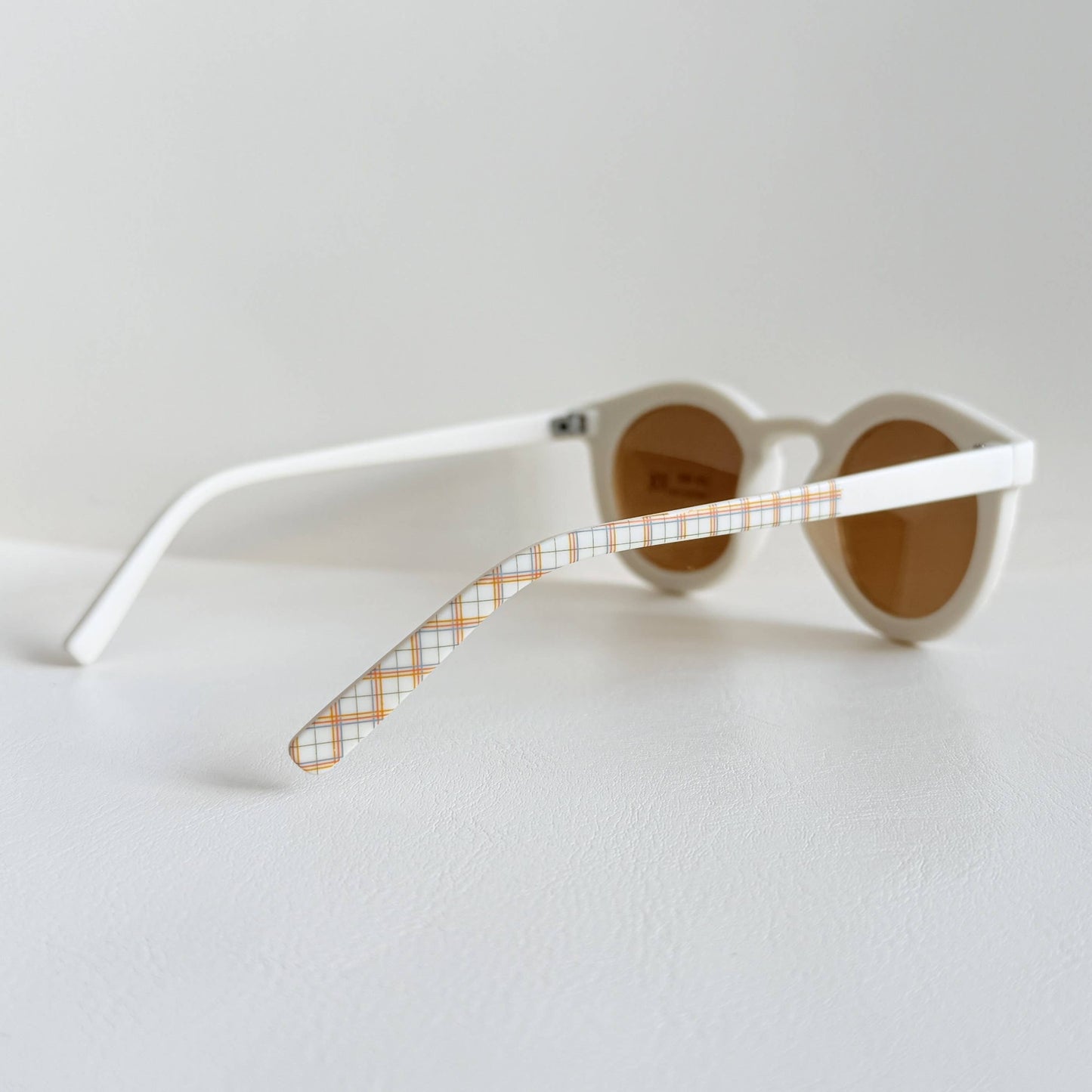 Kids Sunglasses Round (Plaid)