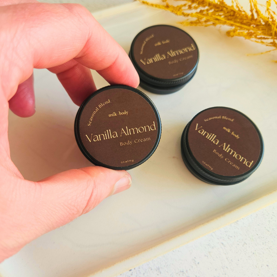 Vanilla Almond Mini Goat Milk + Tallow Body Cream