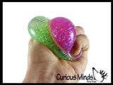 Dual Glitter Swirling Stress Ball - Sensory, Fidget