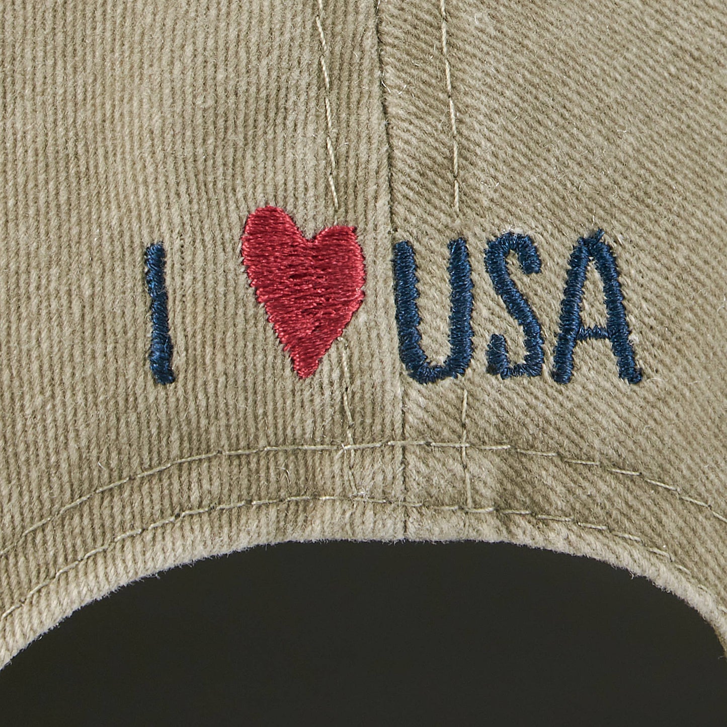 I Love USA Baseball Cap