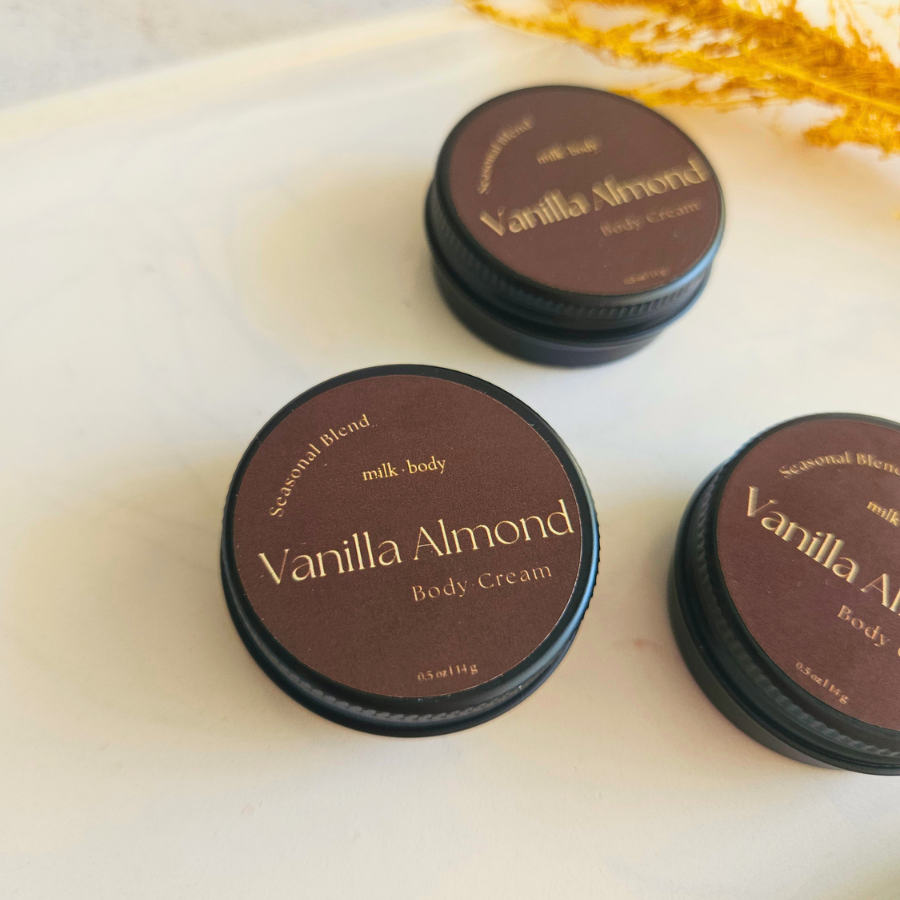 Vanilla Almond Mini Goat Milk + Tallow Body Cream