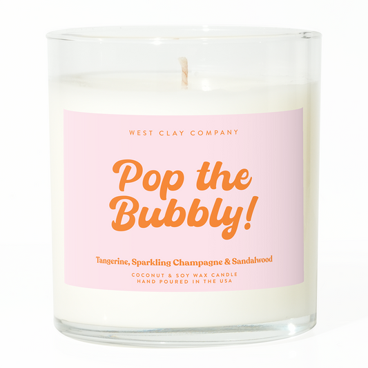Pop the Bubbly! Candle | Champagne Toast & Tangerine