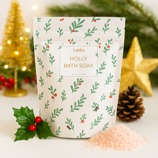 Christmas Holly- Fizzing Bath Soak