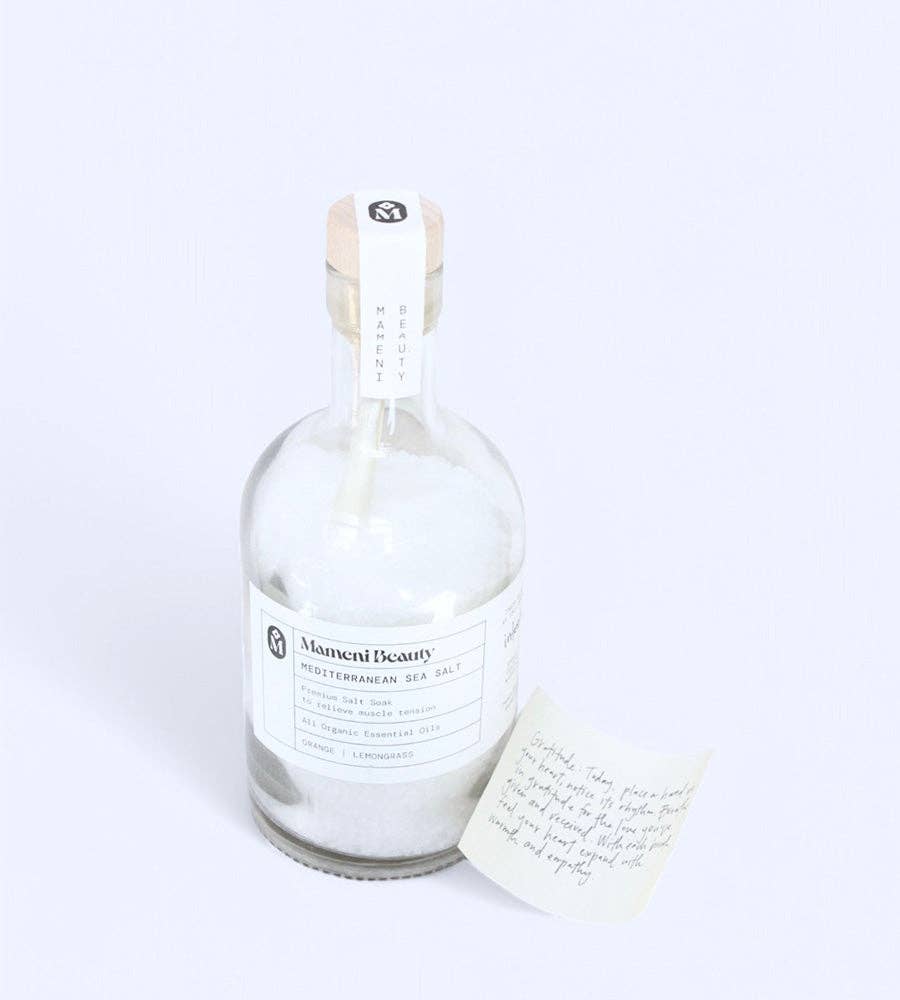 “Intention” Mediterranean Sea Salt Soak