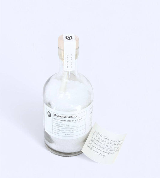 “Intention” Mediterranean Sea Salt Soak