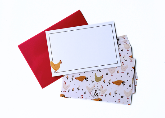 Chicken Notecard Set
