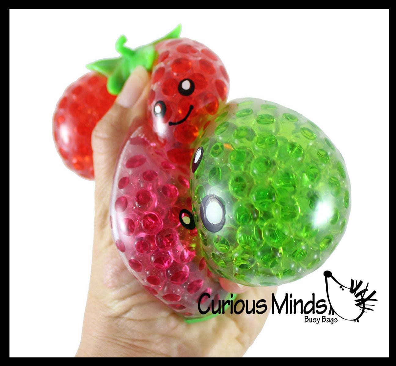 Small Fruit Water Bead Filled Squeeze Stress Balls