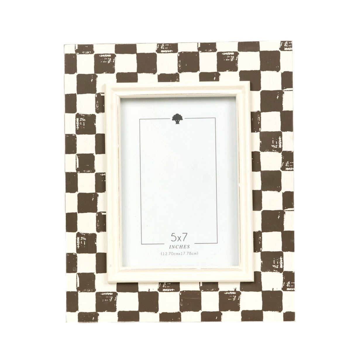 9x11 wood photo frame (CHECK) (5x7 pic) Everyday - 70035