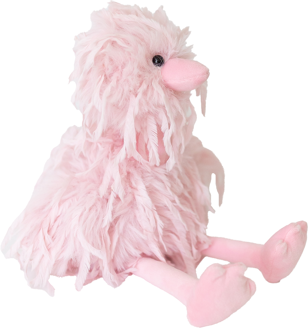 Feathers Pink Flamingo Plushie