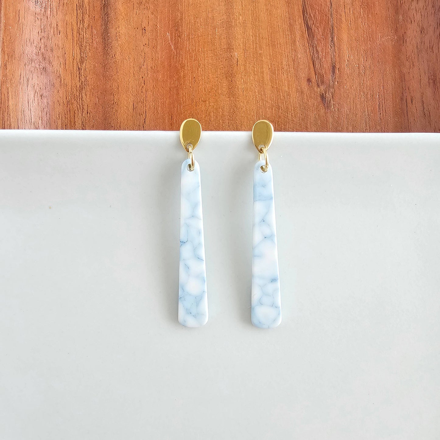 Blair Earrings - Saltwater Blue // Resort Summer Jewelry