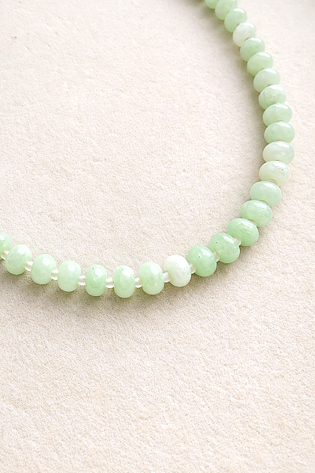 Light Mint Beaded Necklace