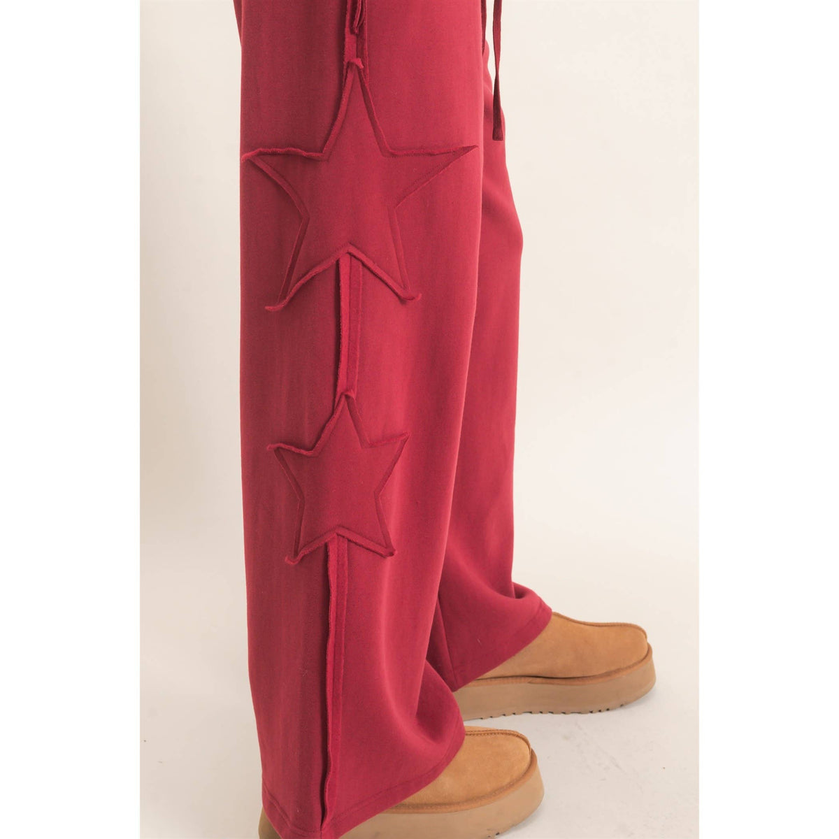French Terry Star Patch Sweatpants