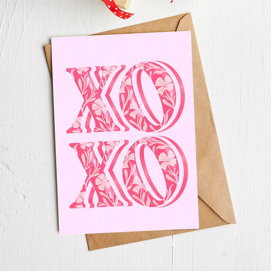 XOXO Valentine's Day Card