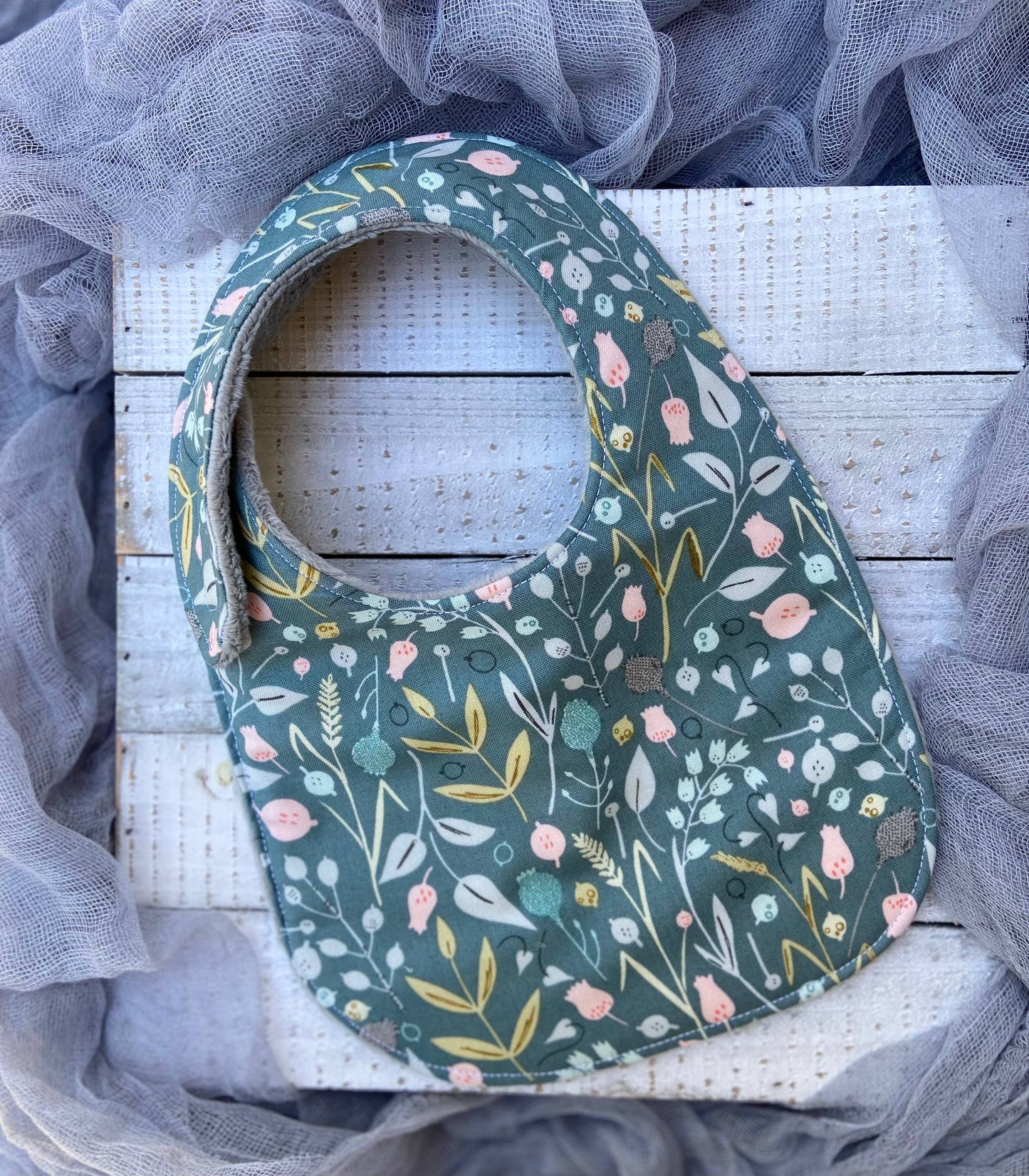 Ditzy Floral Bib