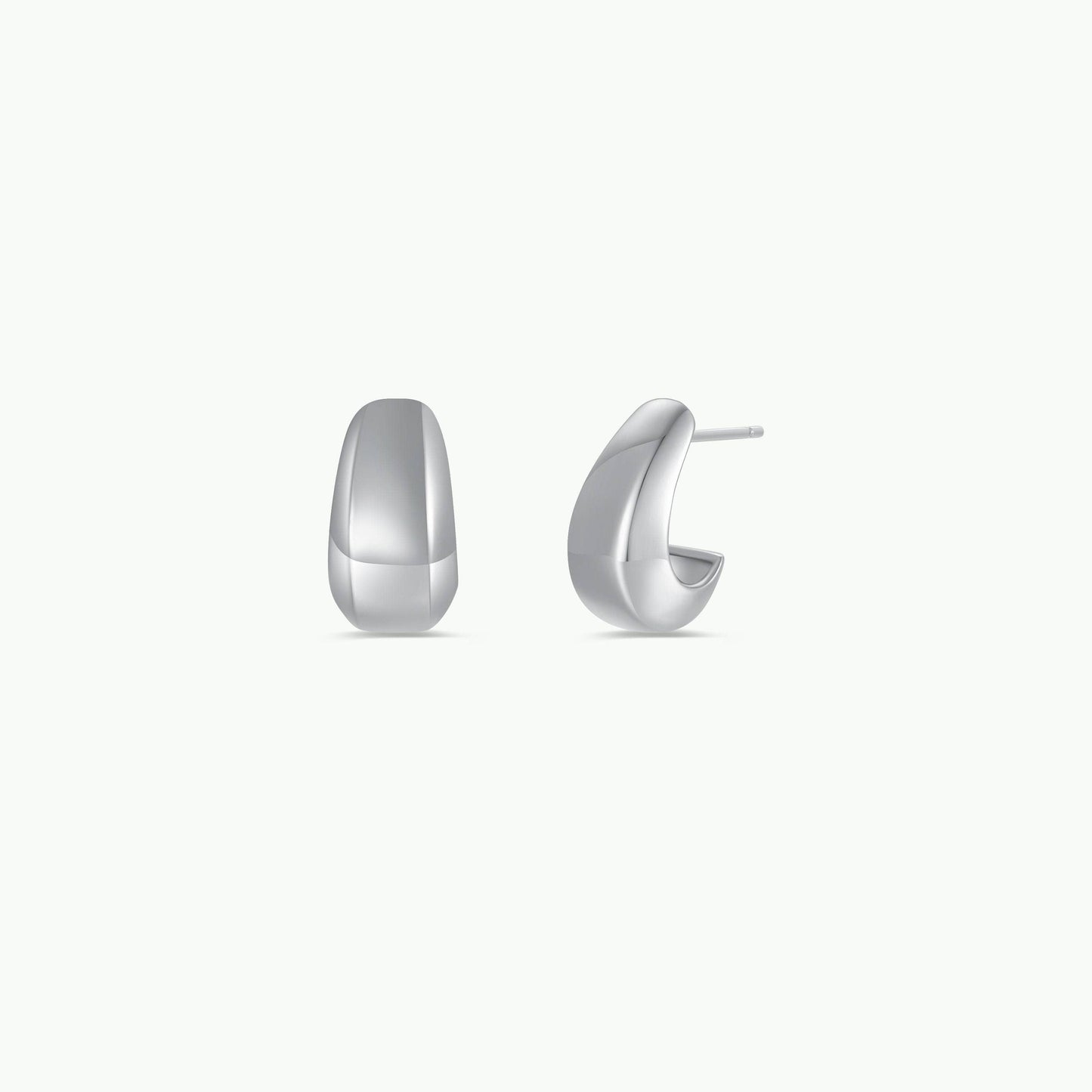Silver - Bold Drop - Earrings