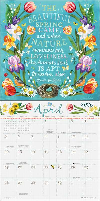 Katie Daisy 2026 Wall Calendar by Katie  Daisy
