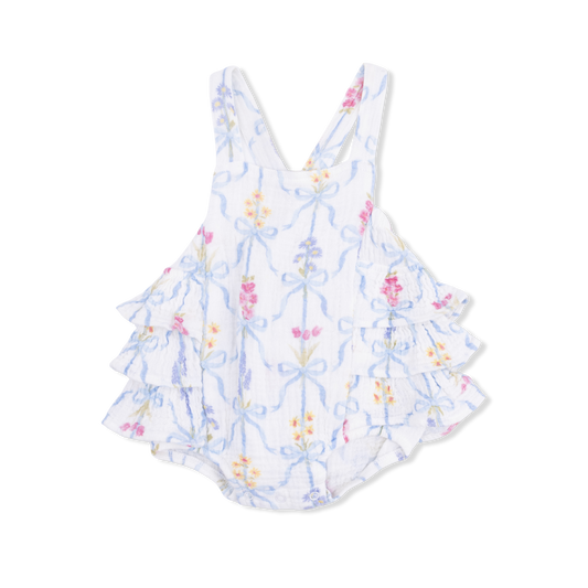 Ribbon Bouquets - Ruffle Sunsuit