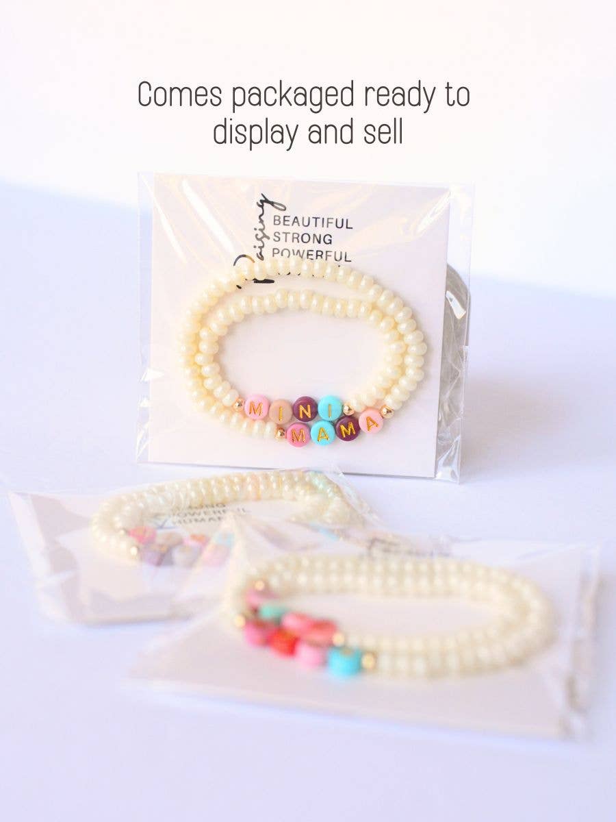 Mama MINI Bracelet – Inspirational Matching Jewelry, Pearl