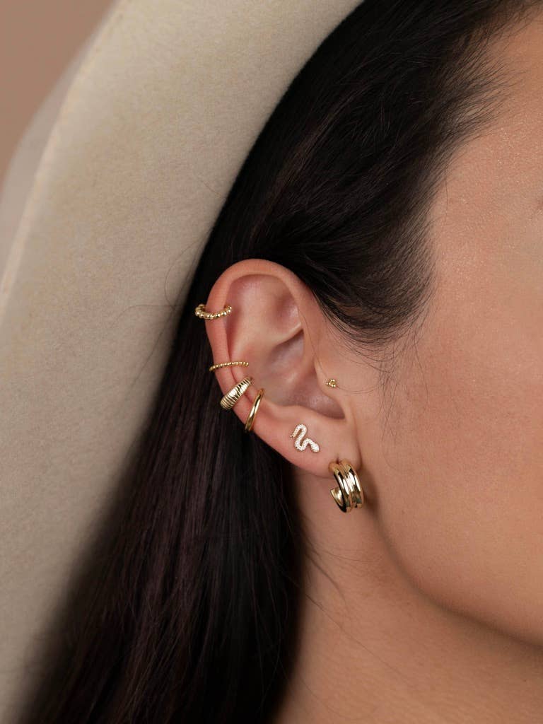 Gold Hoop - Bold - Earrings