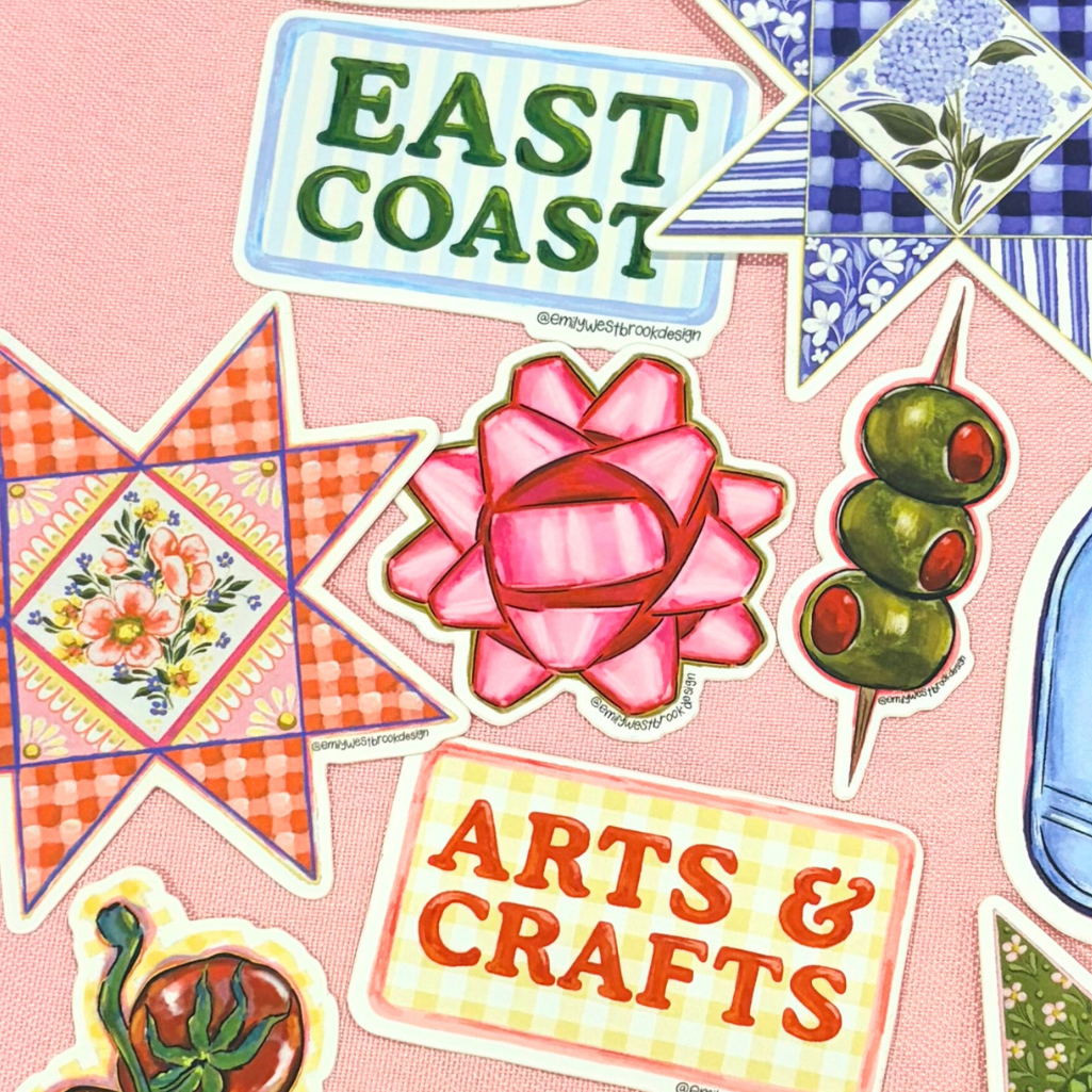 Marigold Quilt Sticker