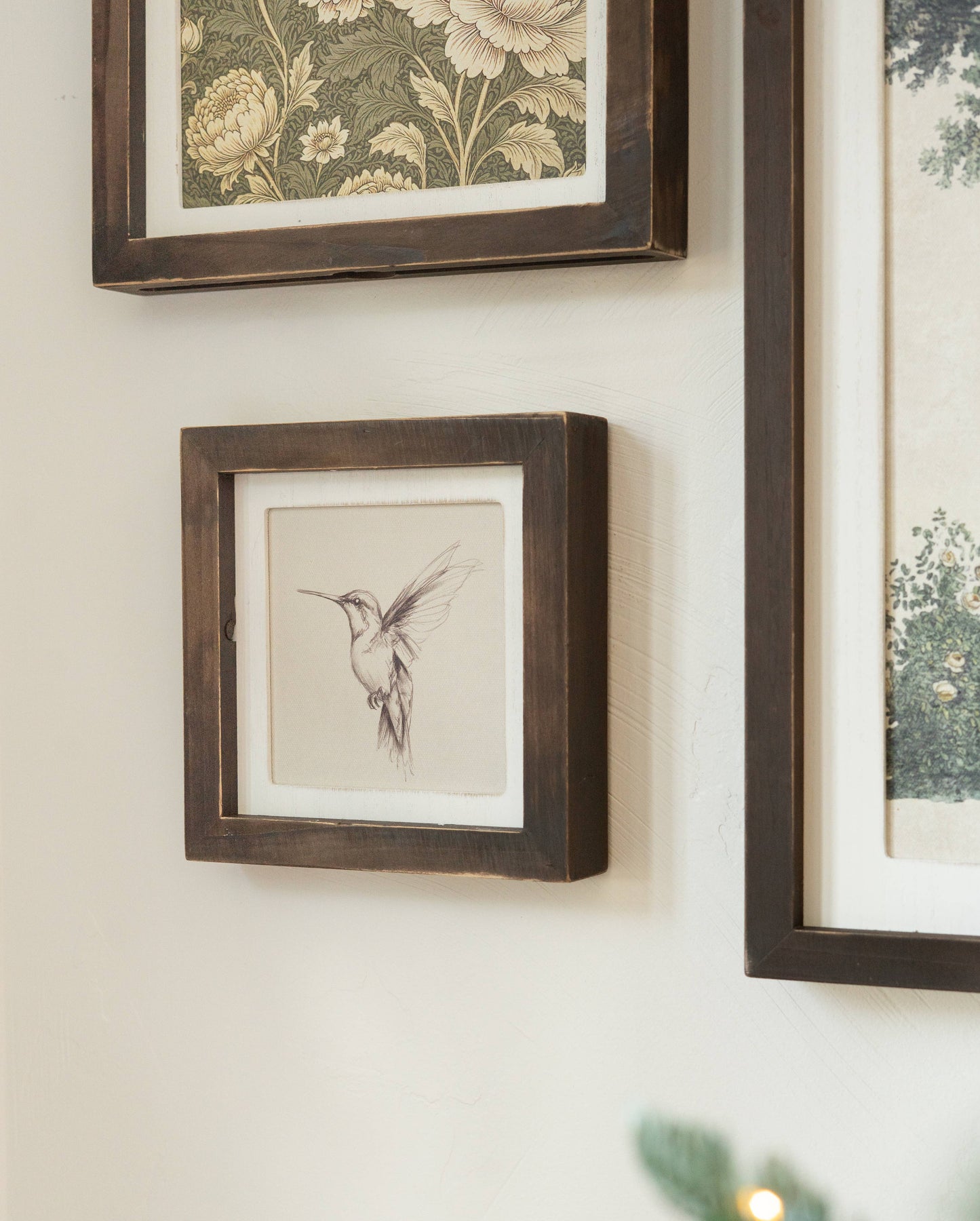 7x7 wood frame art sign (BIRDS) Home Decor - 11013