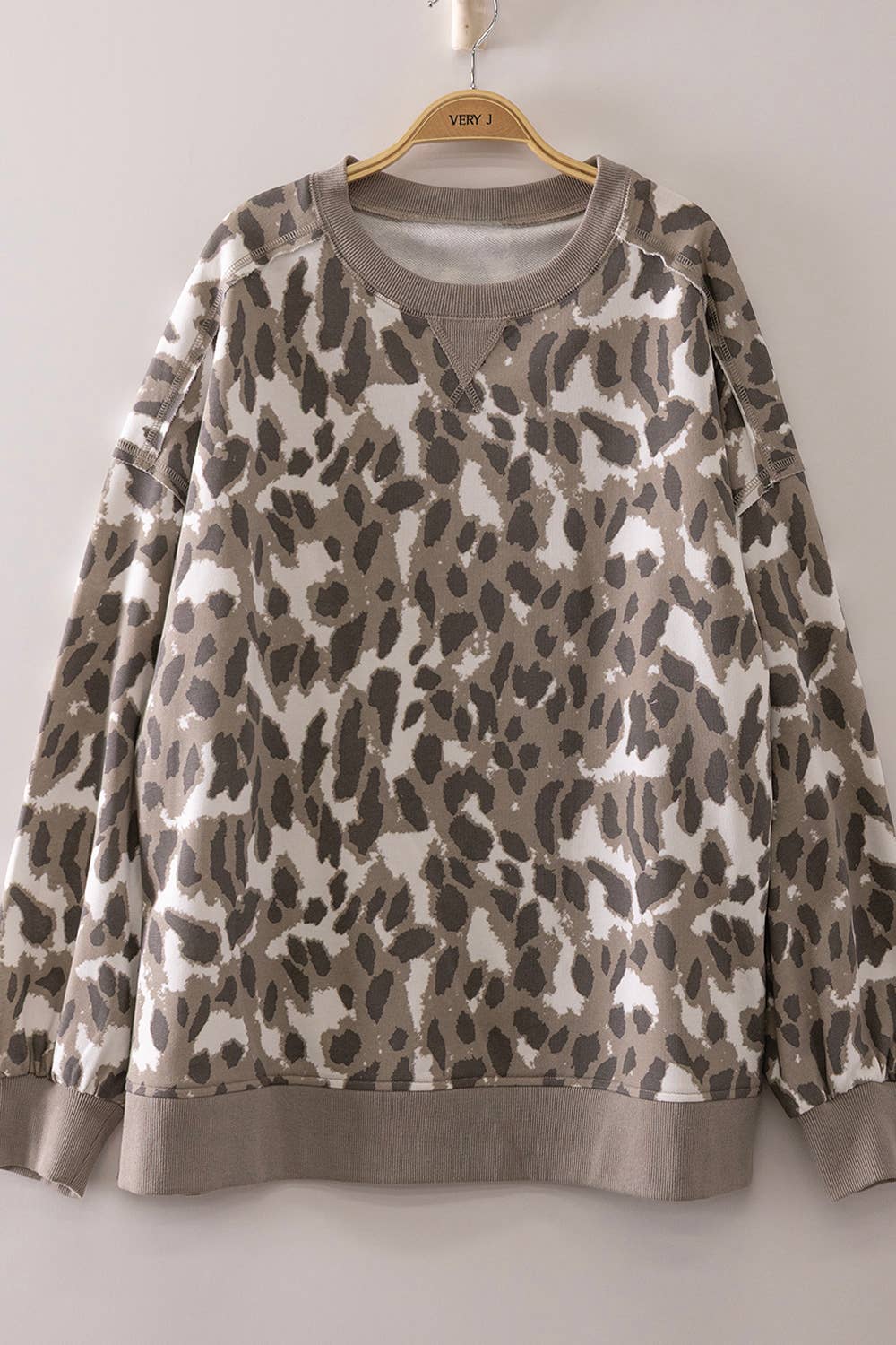 Printed Crew Neck Sweatshirt