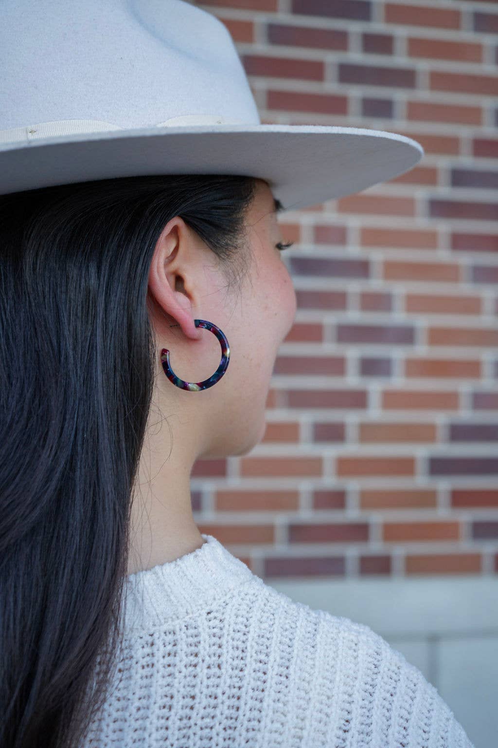 Camy Hoops - Jeweled Twilight // Jewelry, Earrings, Fall