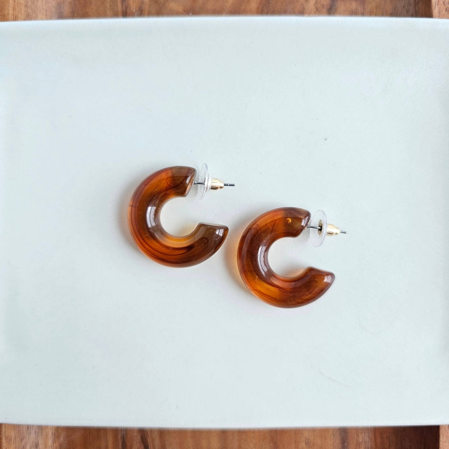 Chloe Hoops - Amber // Jewelry, Earrings, Fall