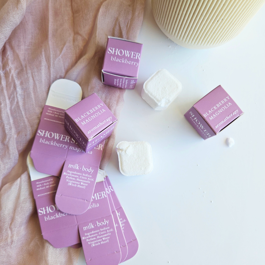 Blackberry Magnolia | Summer Shower Steamer, Aromatherapy