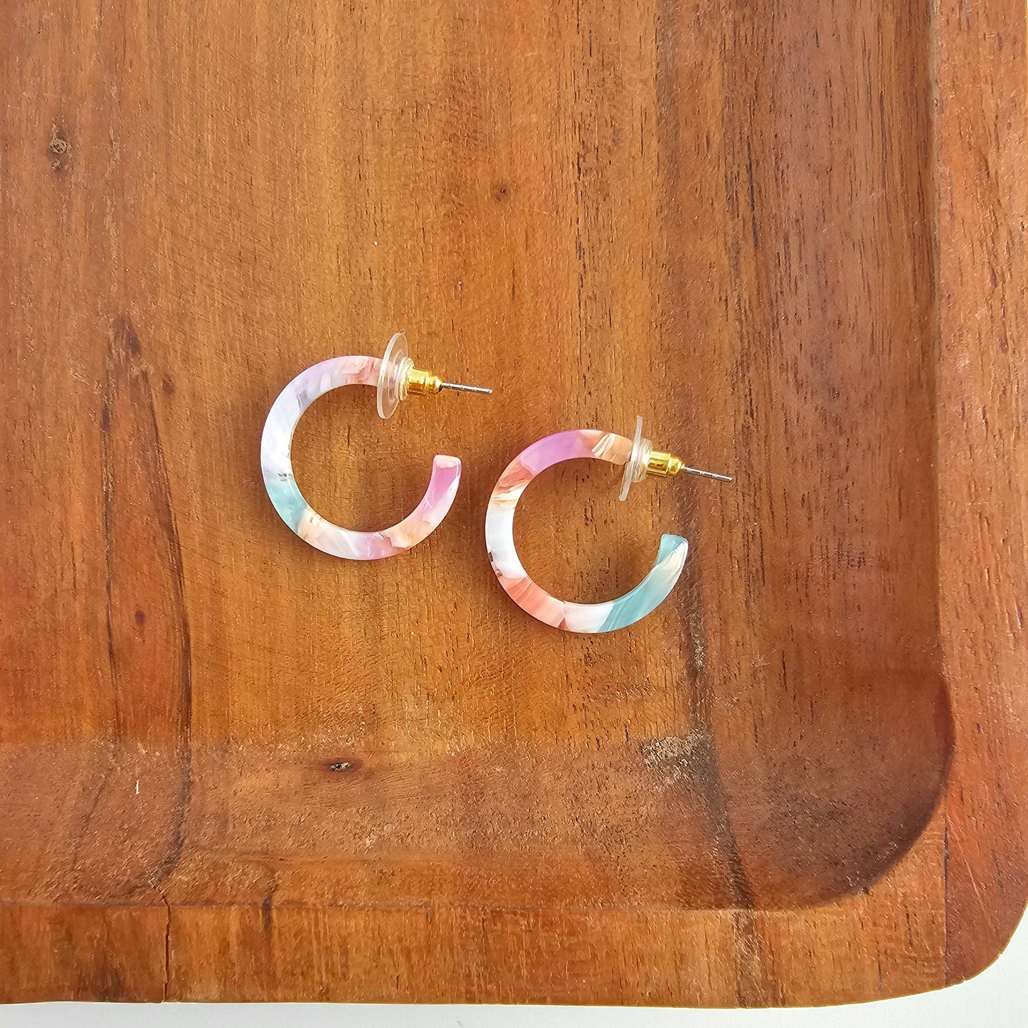 Cam Mini Hoops - Afterglow // Summer Spring Jewelry Earrings