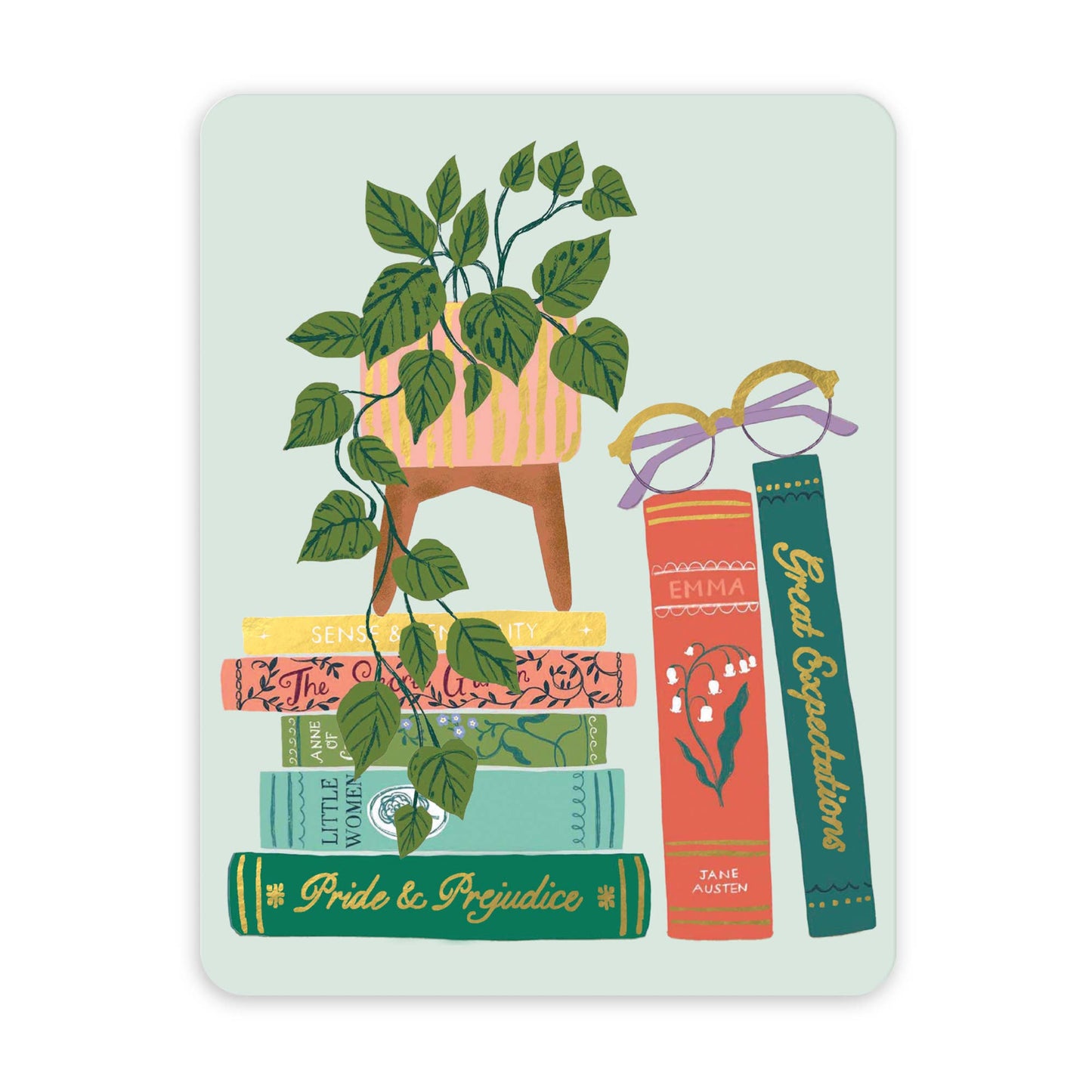 Cozy Reads Artisan Note Card Set
