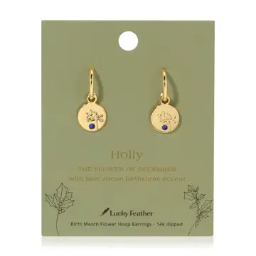 Birth Month Flower Earrings