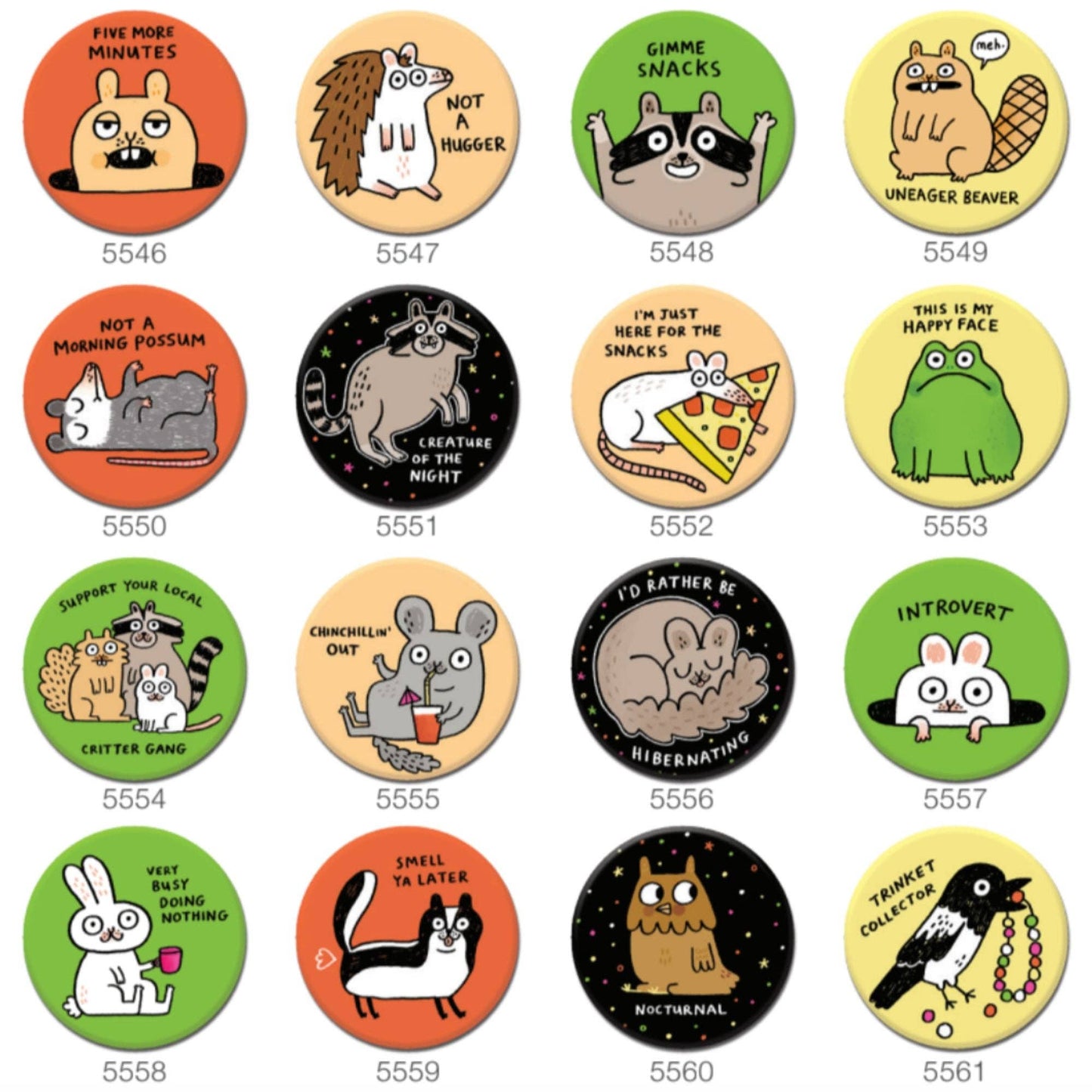 Critters 1.25" Button