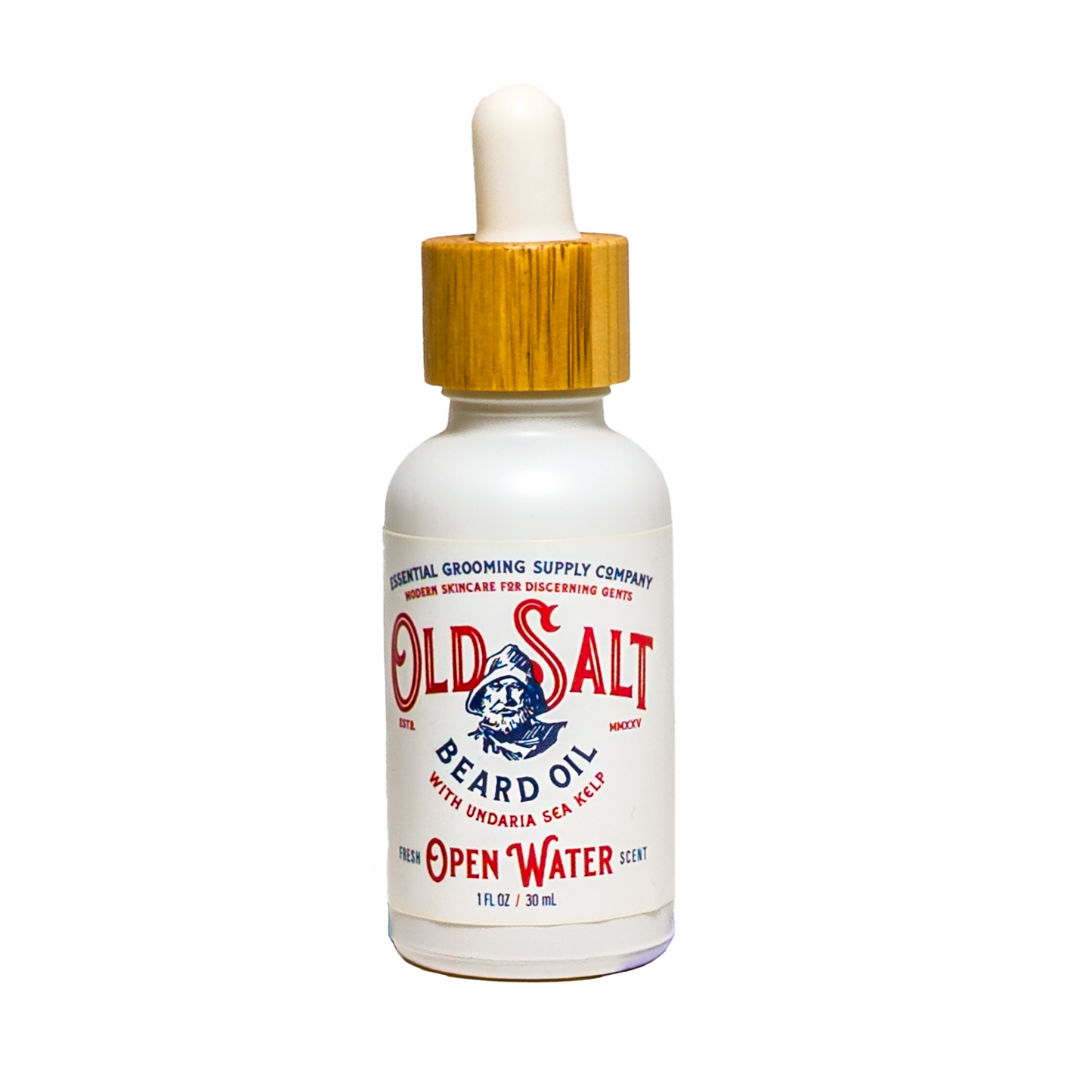 Beard Oil-Open Waters (Oakmoss + Amber) w/ Undaria Sea Kelp