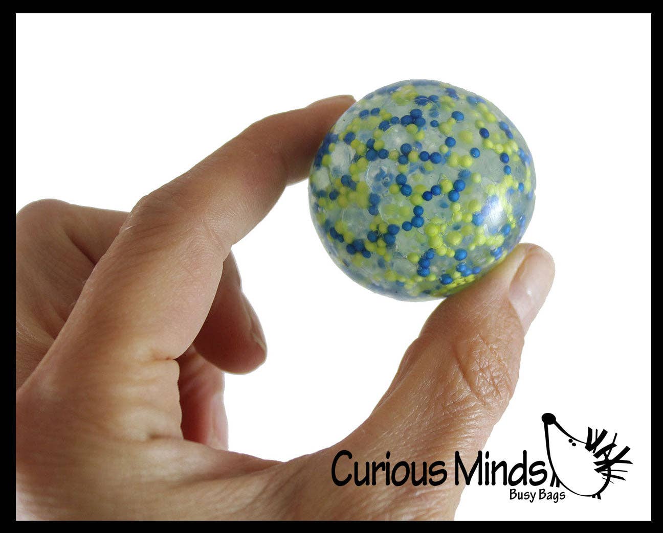 Small Amazing 1.5" Confetti Bead with Thick Gel Mold-able