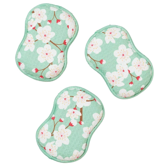 RE:usable Sponges (Set of 3) -  Cherry Blossom