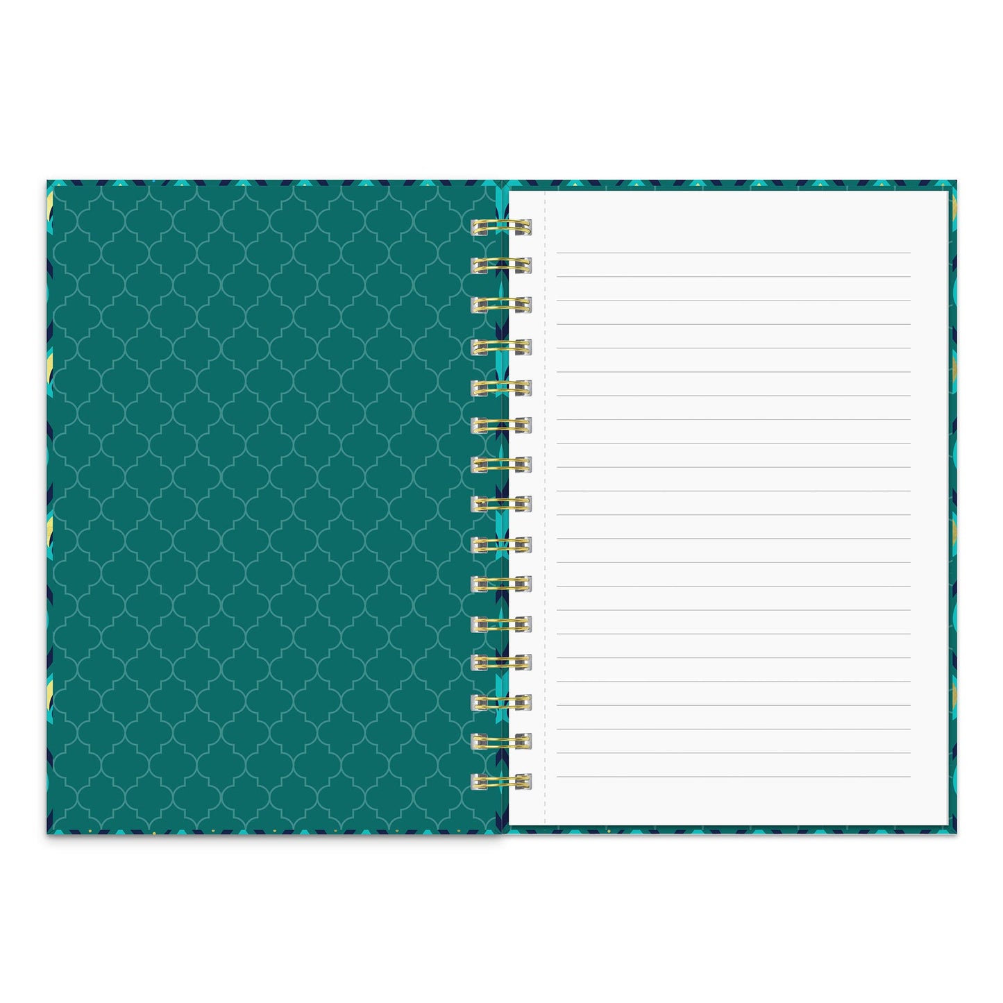 Cascading Plumes Oliver Notebook with Pen Pocket