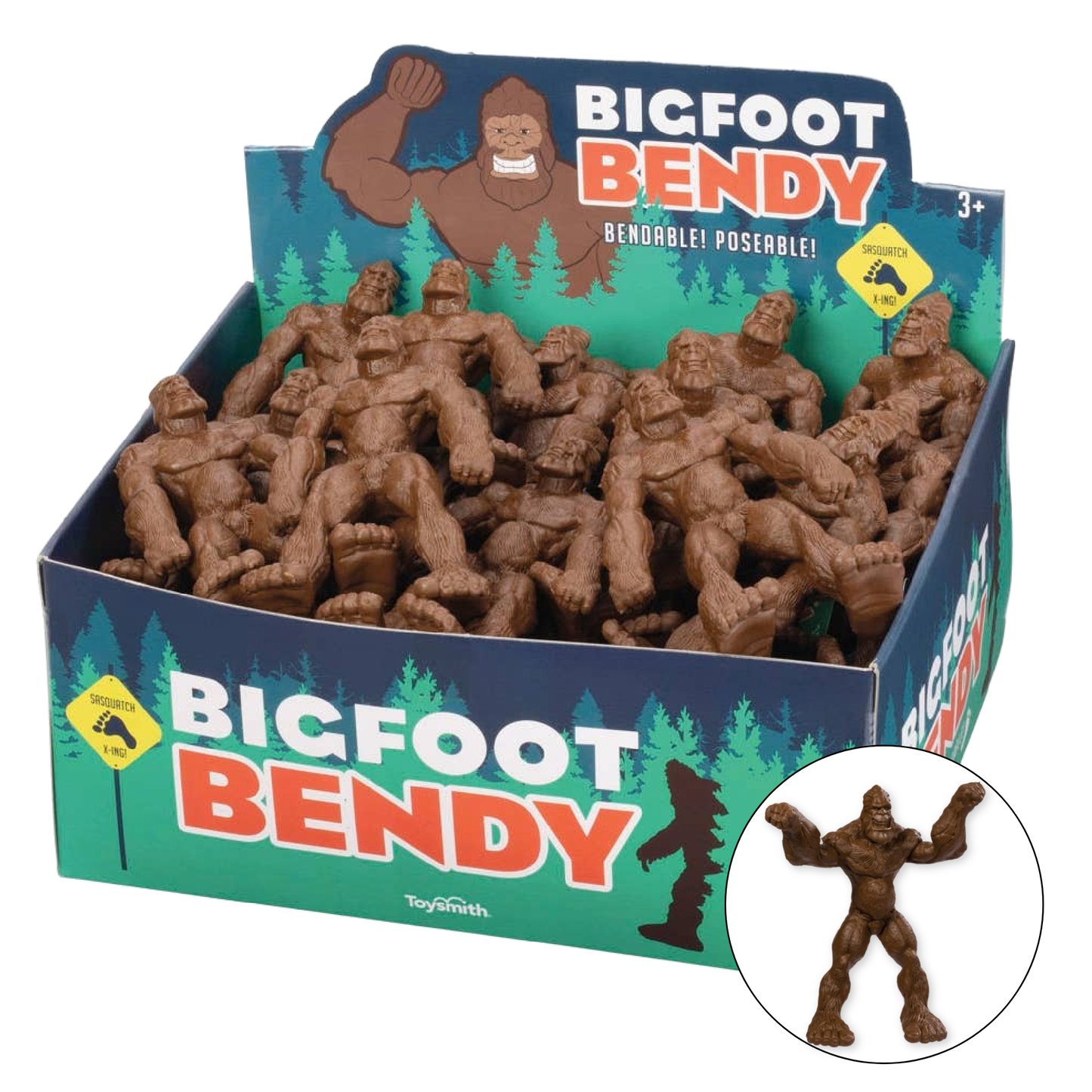 Bigfoot Bendy, Stretchy Toy