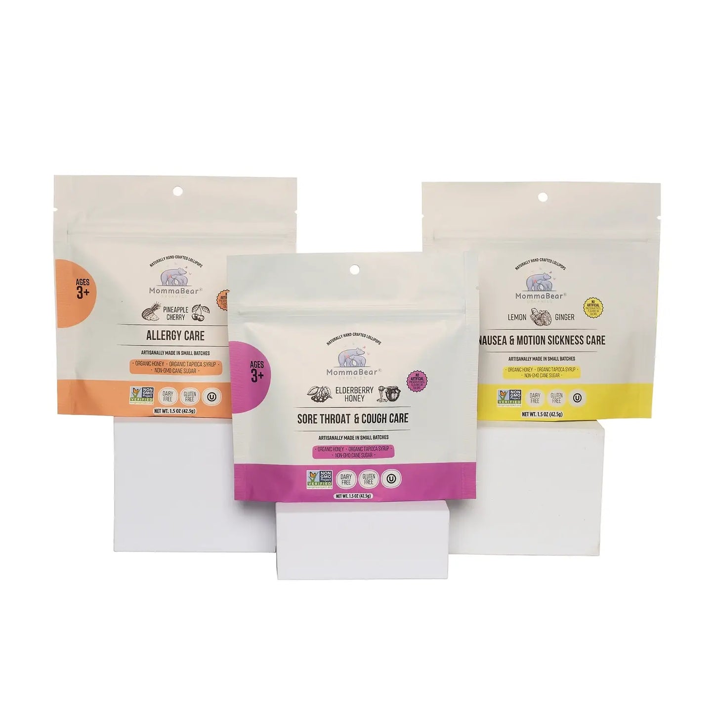 Momma Bear- Natural Lollipops