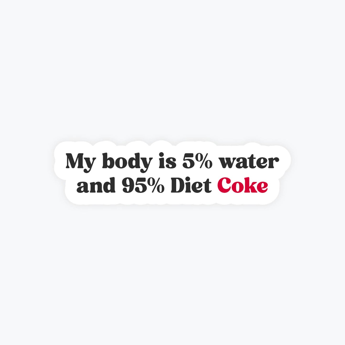 Diet Coke Sticker, Funny Stickers