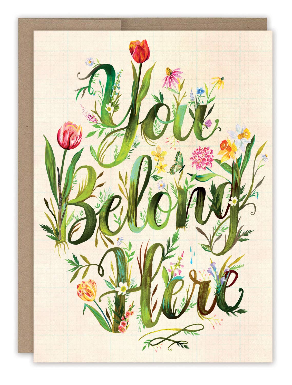 Belong Here Baby Card