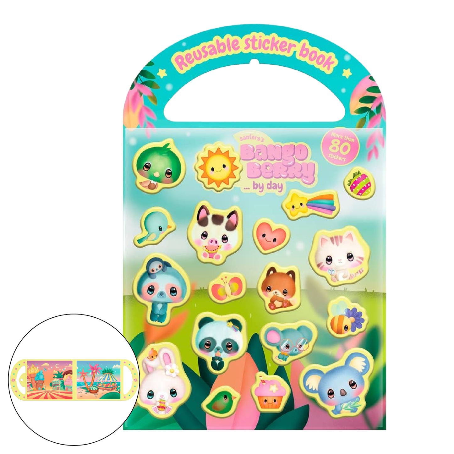 Bangoberry Stick & Play Book - By Day