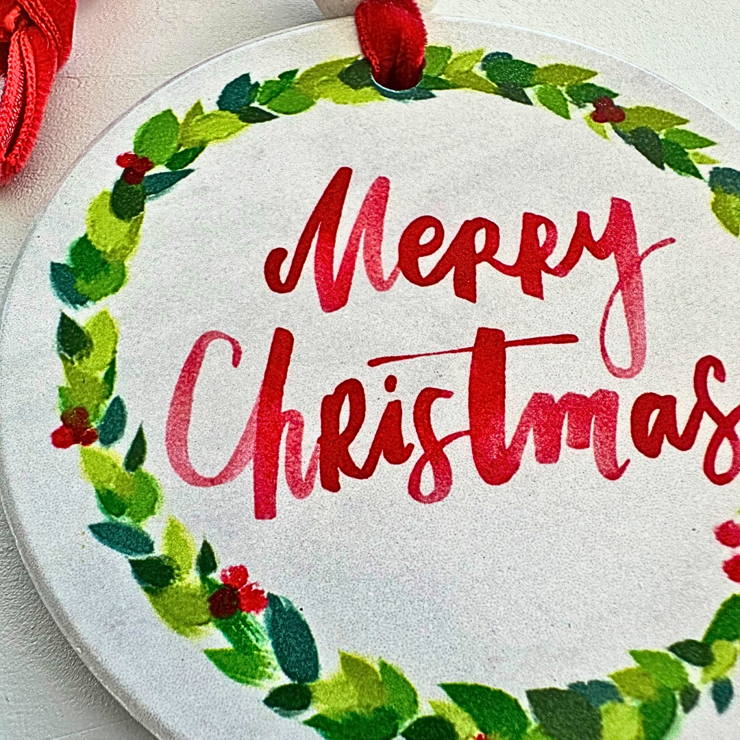 Christmas Ornament - Merry Christmas | Ceramic Ornament