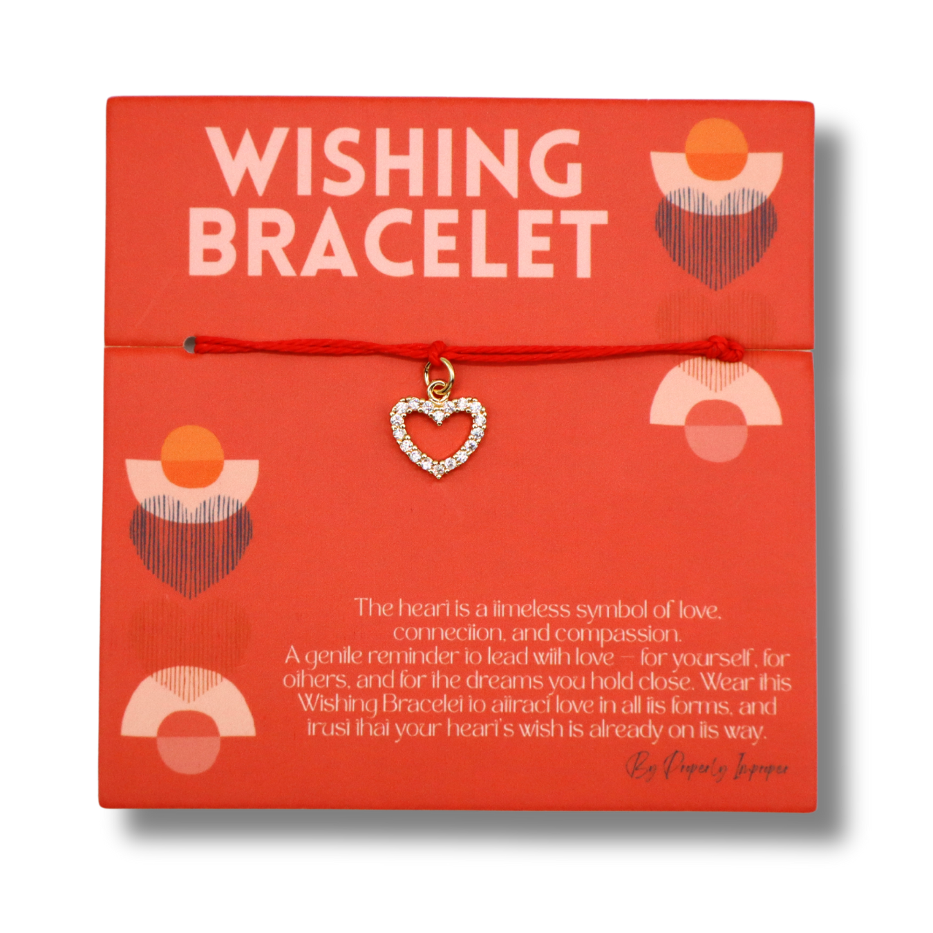 Wishing Bracelet with Heart Charm