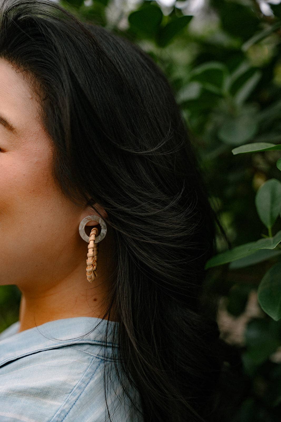 Calypso Earrings - Dark Rattan // Resort Summer Jewelry