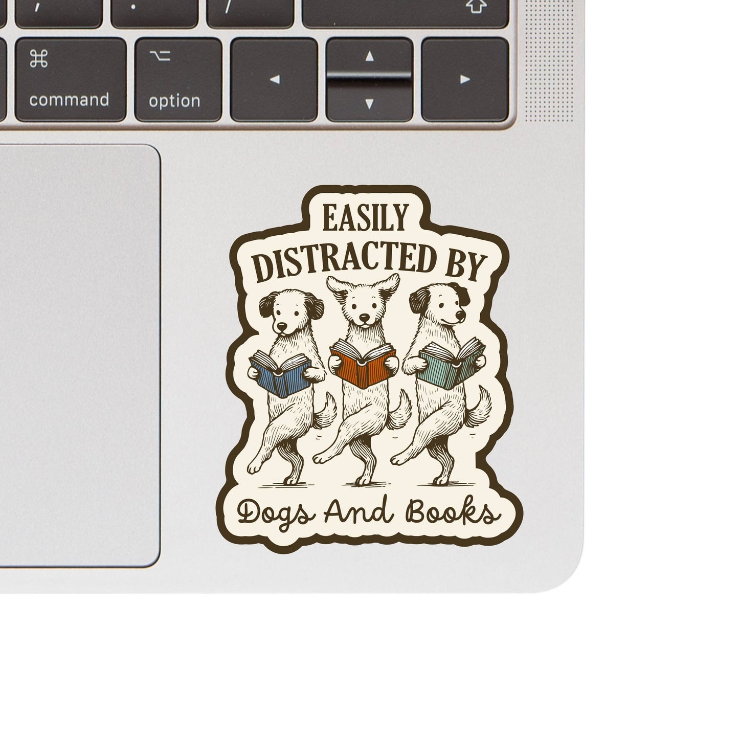 Funny Cute Animal Book Reading High Quality Vinyl Sticker