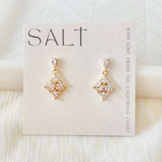JULIETTE EARRINGS (STUD) | crystal jewel earrings | sparkly