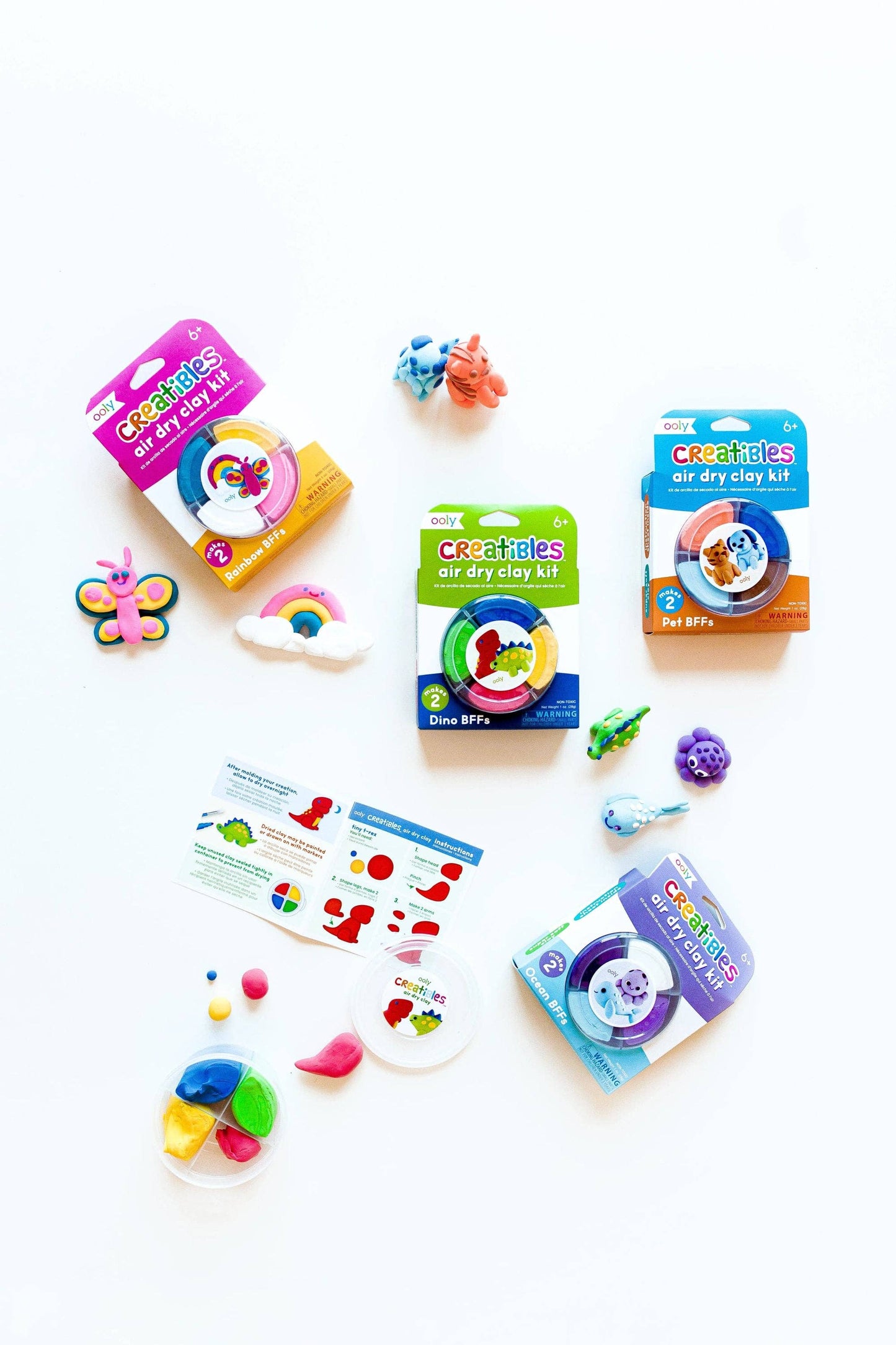 Creatibles Air Dry Clay Kit - Pet Pals
