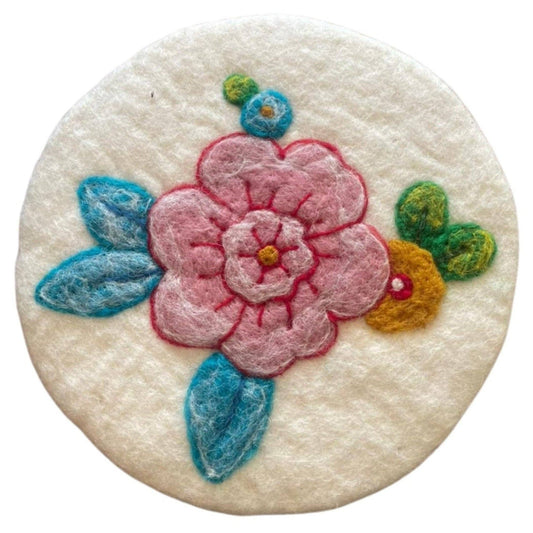 Wool Trivet - ME Sunny Flowers