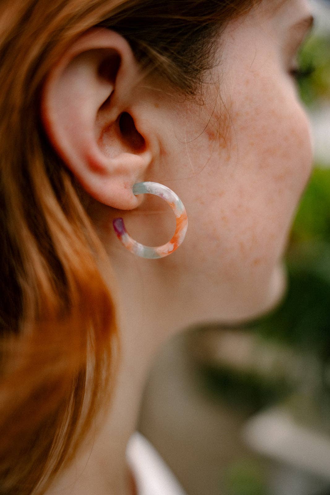 Cam Mini Hoops - Afterglow // Summer Spring Jewelry Earrings
